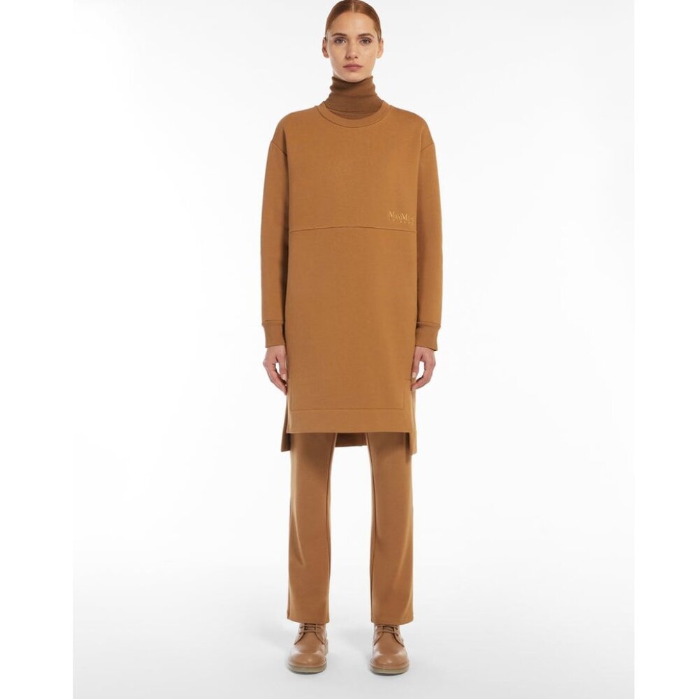 Max Mara Leisure Nicholas Brown Fleece Dress
